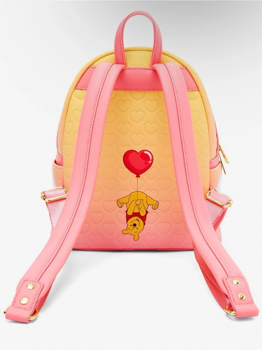 New Loungefly Disney Winnie the Pooh Heart Balloon Pooh Bear Mini Backpack